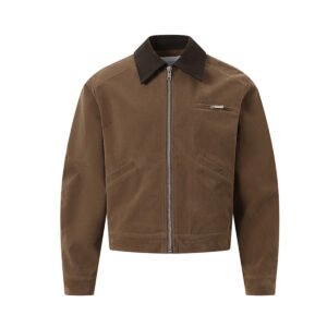 Suede leather jacket Detroit jacket