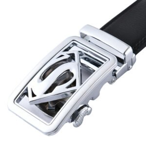 High end buckle men's leather automatic buckle leather sports belt pure leather waist belt for men