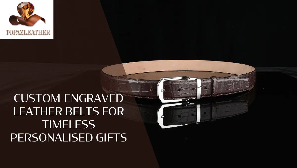 custom-engraved leather belts
