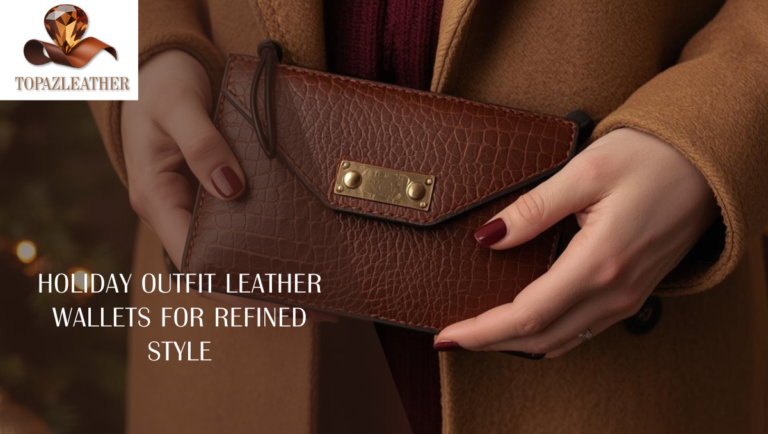 Holiday Outfit Leather Wallets for Refined Style