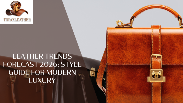Leather Trends Forecast 2026: Style Guide for Modern Luxury