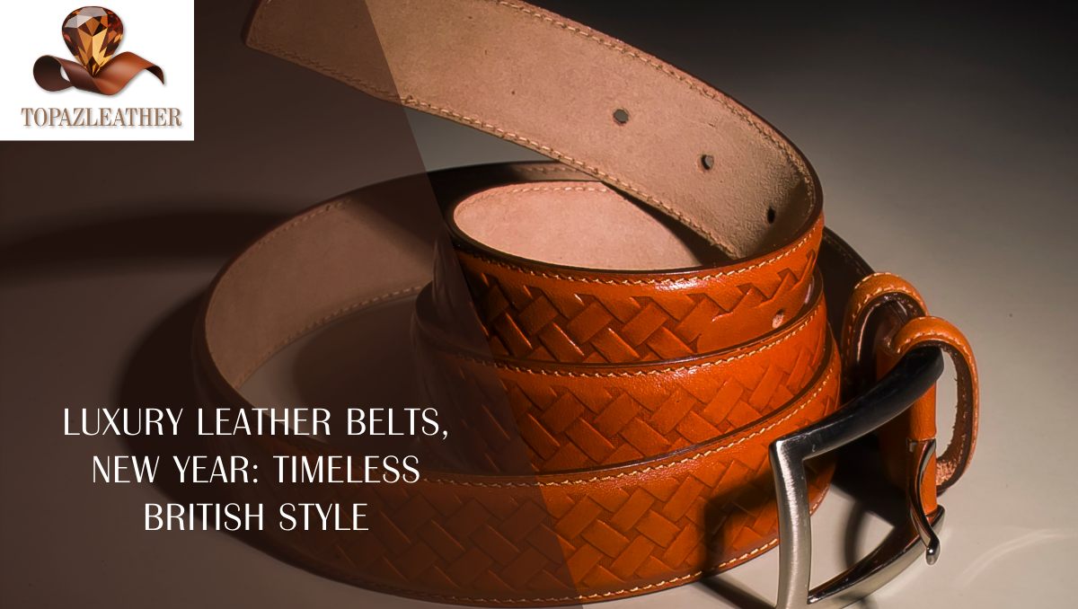 Luxury leather belts for a new year