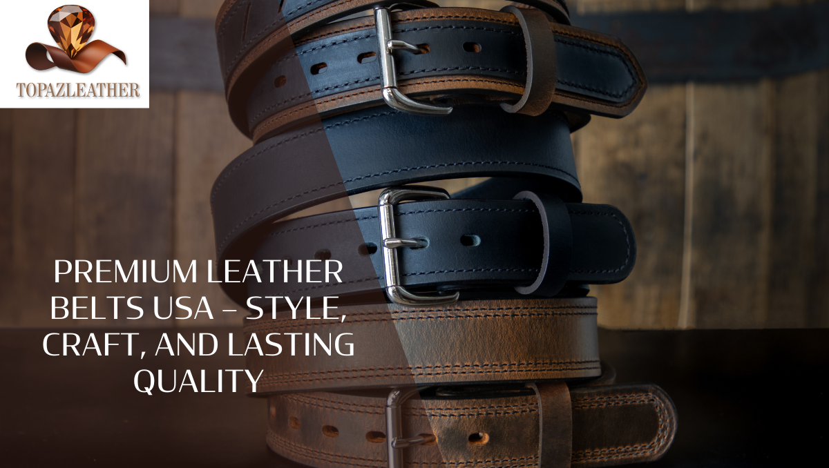 Premium Leather Belts USA