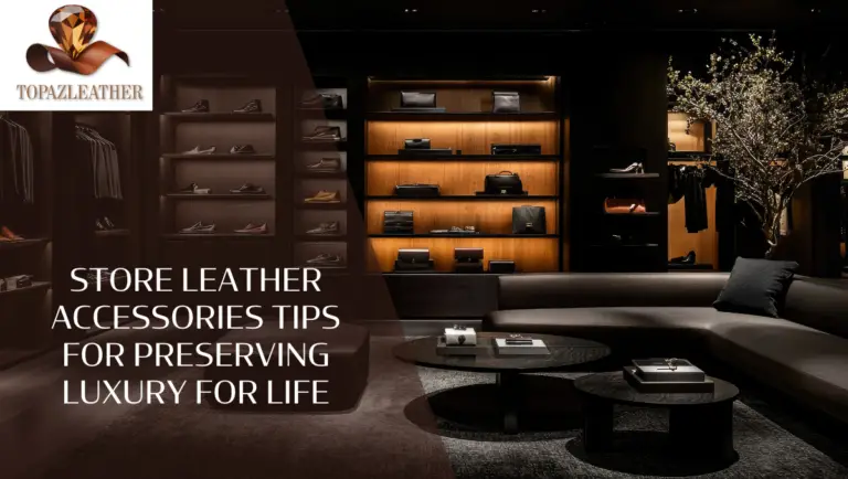 Store leather accessories tips for preserving luxury for life