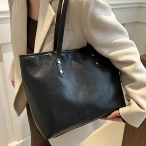 PU Leather Medium Shoulder Bag