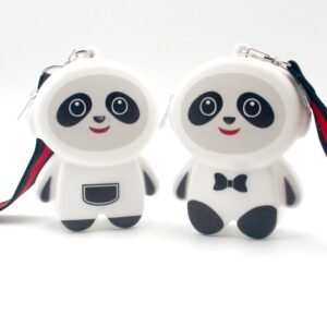 Ice Doll Panda Decompression Silicone Bag Change Children's Dundundun Wallet
