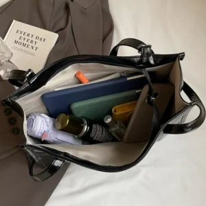 PU Leather Bow Shoulder Bag