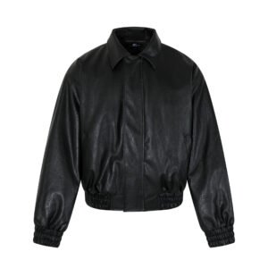 Leather jacket thick cotton jacket