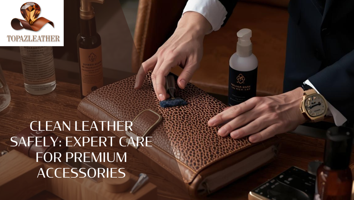Clean leather safely