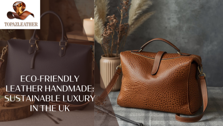 Eco-friendly leather handmade