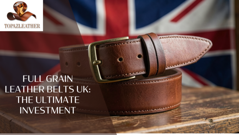 Full Grain Leather Belts UK: The Ultimate Investment