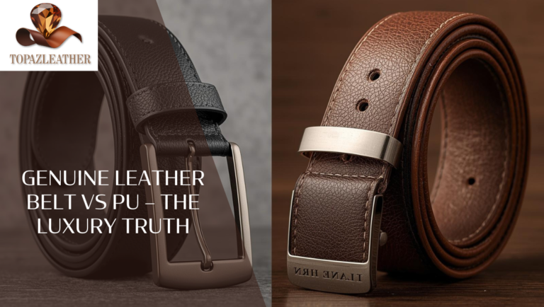 Genuine leather belt vs PU – The Luxury Truth