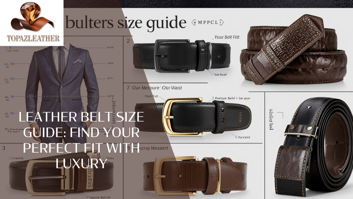 Leather belt size guide