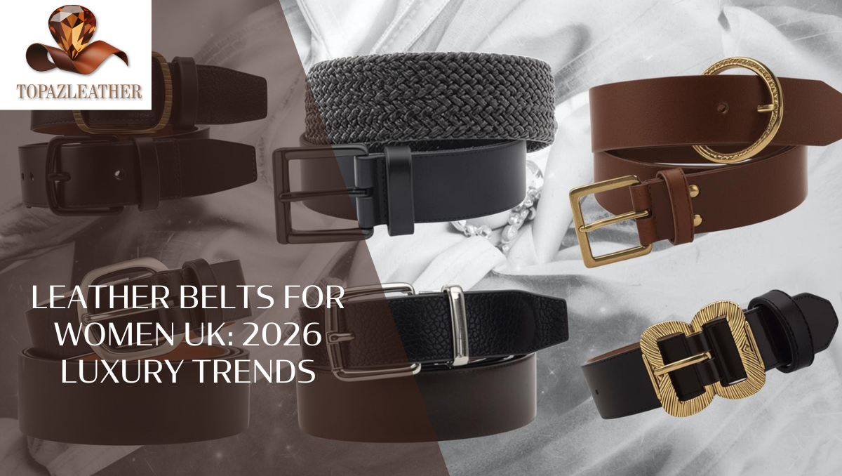 Leather belts for women in the UK