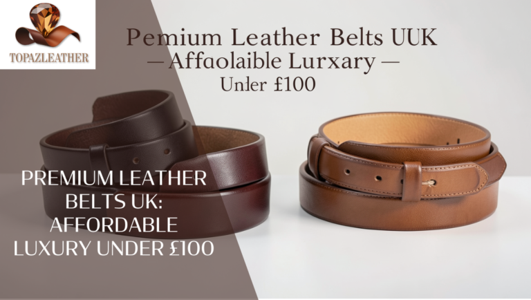 Premium Leather Belts UK: Affordable L uxury Under £100