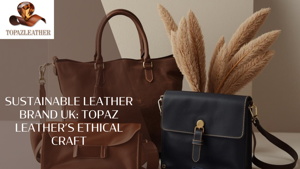 Sustainable leather brand in the UK