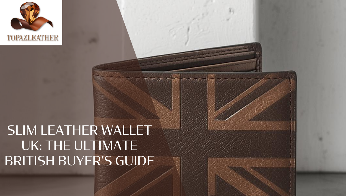 slim leather wallet that UK