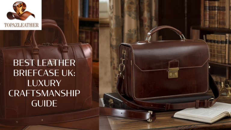 Best Leather Briefcase UK: Luxury Craftsmanship Guide