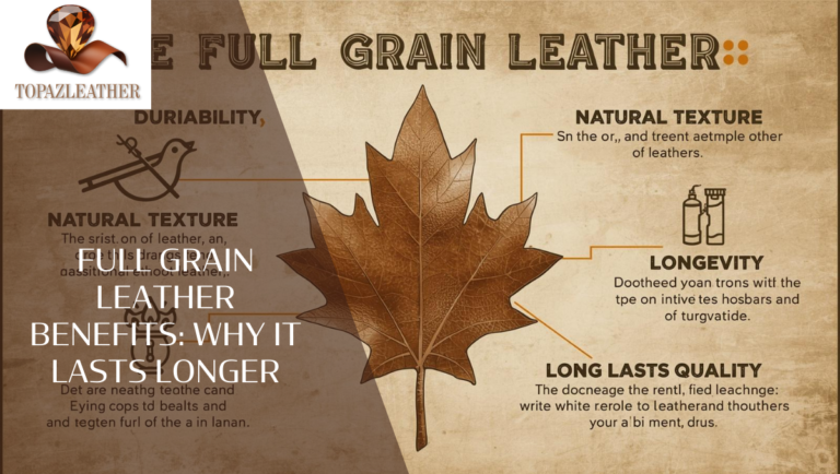 Full Grain Leather Benefits: Why It Lasts Longer