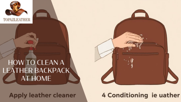 How to Clean a Leather Backpack at Home