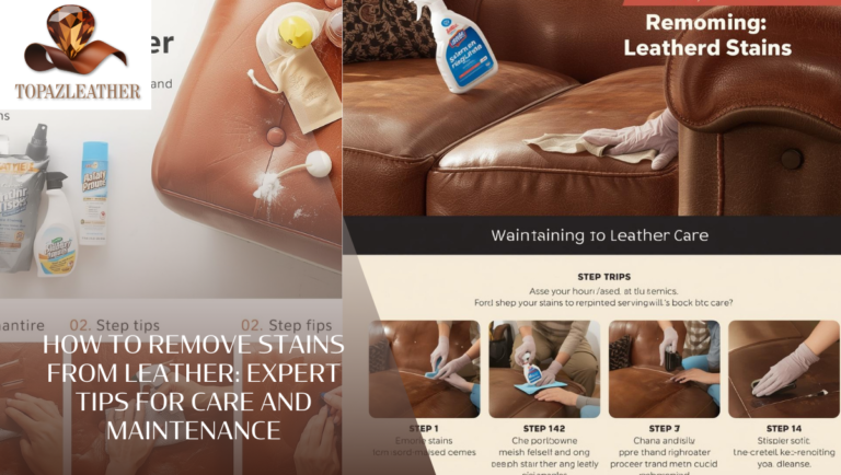 How to Remove Stains from Leather
