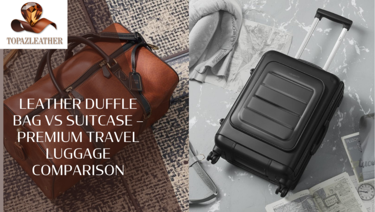 Leather Duffle Bag vs Suitcase: Which Is Better?