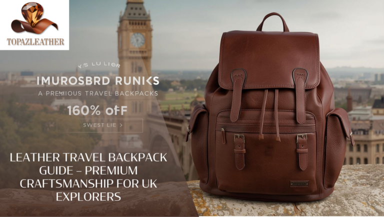 leather travel backpack guide – Premium Craftsmanship
