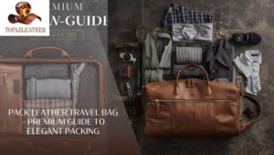 pack leather travel bag