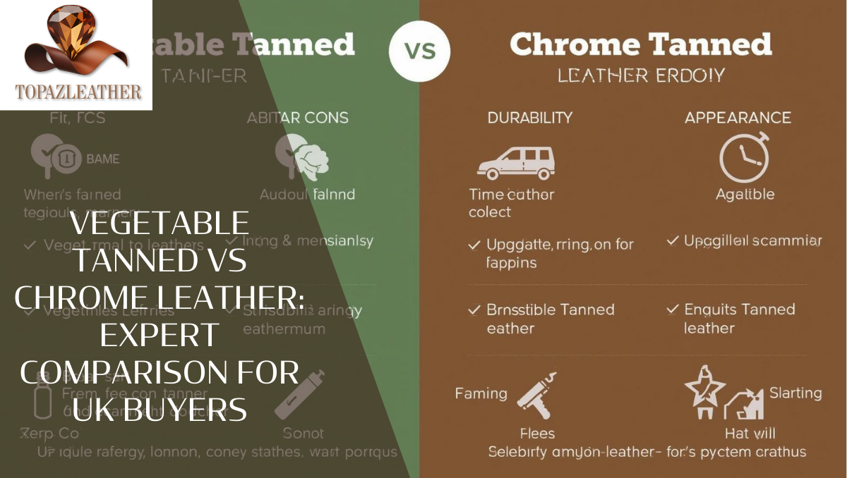vegetable tanned vs chrome leather
